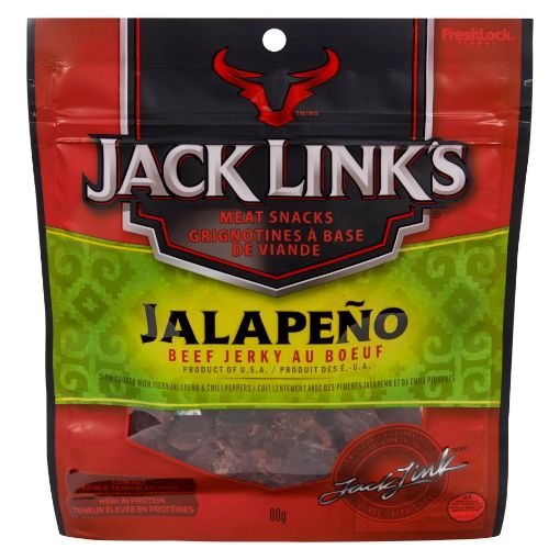 Picture of JACK LINKS BEEF JERKY - JALAPENO 80GR
