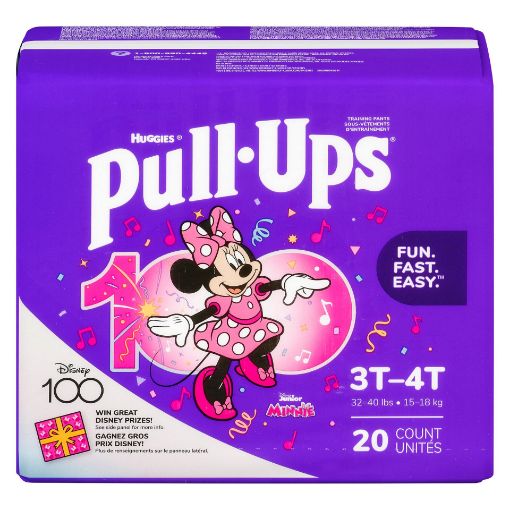 Picture of HUGGIES PULL-UPS LEARNING DESIGNS JUMBO PACK TRAINING PANTS 3T-4T GIRL 20S 
