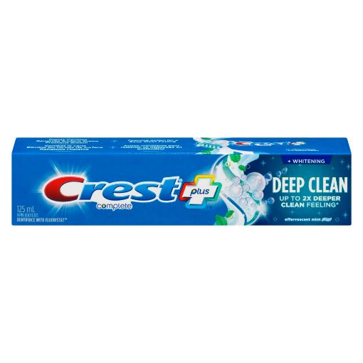 Picture of CREST COMPLETE WHITENING PLUS DEEP CLEAN - EFFERVESCENT MINT 125ML         