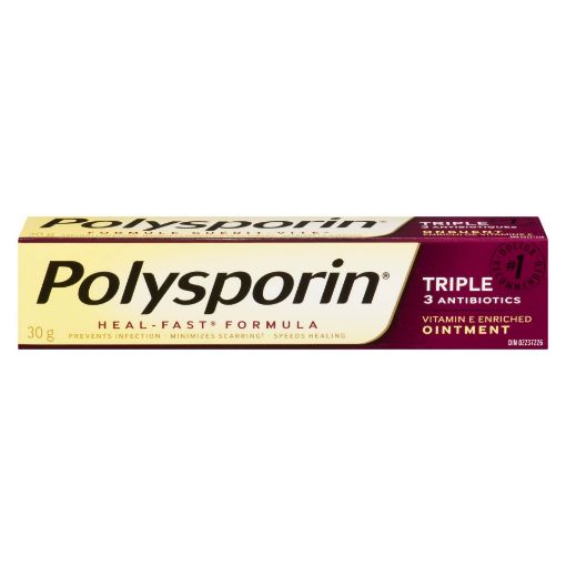 Picture of POLYSPORIN HEAL FAST TRIPLE OINTMENT 30GR                                  