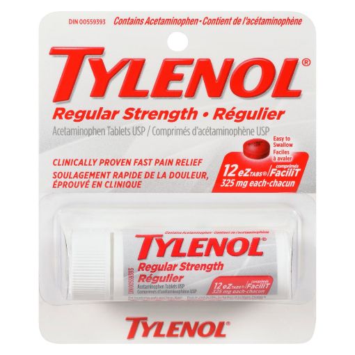 Picture of TYLENOL ACET TABLET 325MG 12S                                              