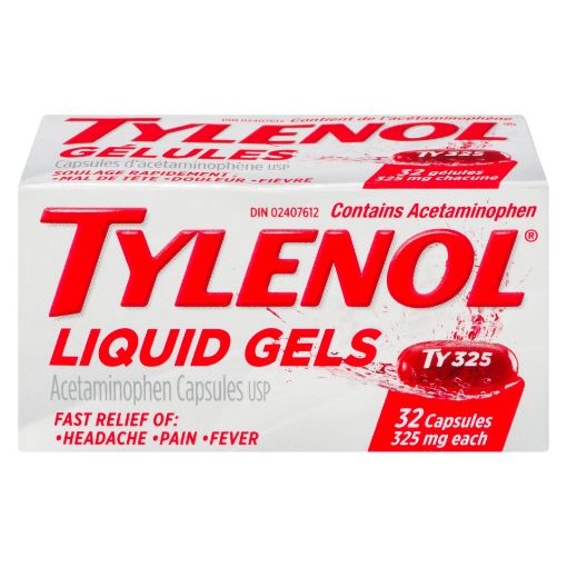 Picture of TYLENOL LIQUID GELS - REGULAR STRENGTH 32S                                 