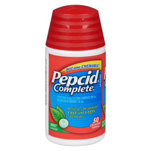Picture of PEPCID COMPLETE MINT CHEWABLE TABLET 50S                                   