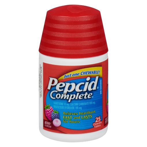 Picture of PEPCID COMPLETE BERRY - CHEWABLE TABLET 25S                                