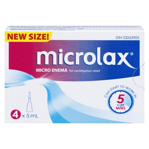 Picture of MICROLAX MICRO ENEMAS 4X5ML                                                