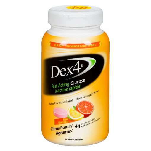 Picture of DEX 4 GLUCOSE TABLETS - CITRUS PUNCH 50S