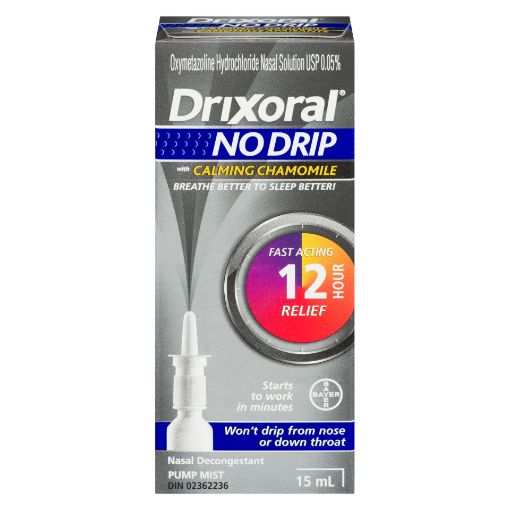 Picture of DRIXORAL NASAL DECONGESTANT SPRAY - CHAMOMILE 15ML                         