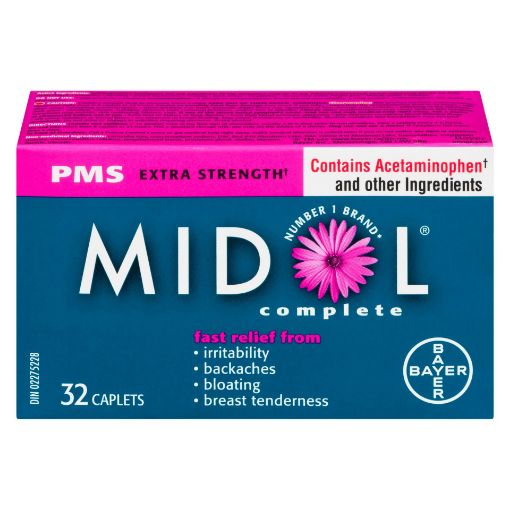 Picture of MIDOL PMS - EXTRA STRENGTH CAPLET 32S                                      
