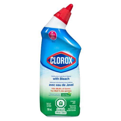 Picture of CLOROX MANUAL TOILET BOWL CLEANER WITH BLEACH 709ML