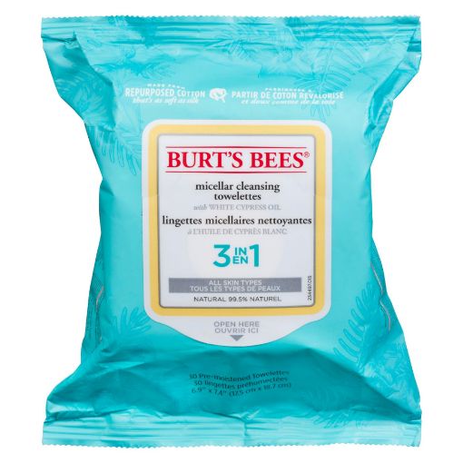 Picture of BURTS BEES MICELLAR CLEANSING TOWELETTES 30S