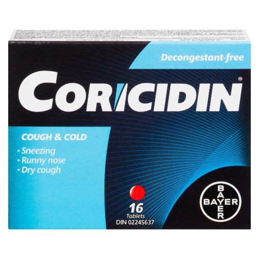Picture of CORICIDIN II COUGH and COLD CAPLET 16S