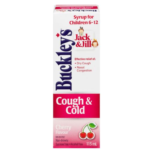 Picture of BUCKLEYS JACK and JILL COUGH AND COLD SYRUP - CHERRY 115ML