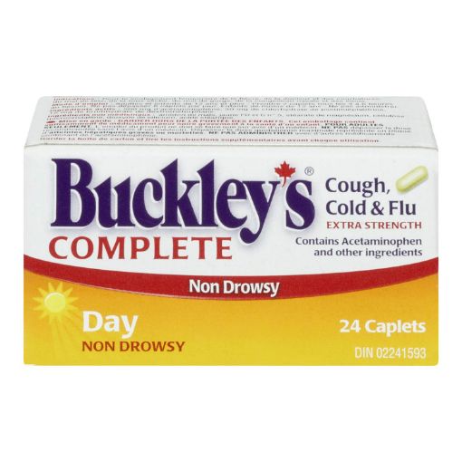 Picture of BUCKLEYS COUGH/COLD/FLU DAY CAPLET 24S                                     