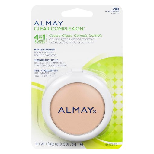 Picture of ALMAY CLEAR COMPLEXION PRESSED POWDER - LT/MED                             
