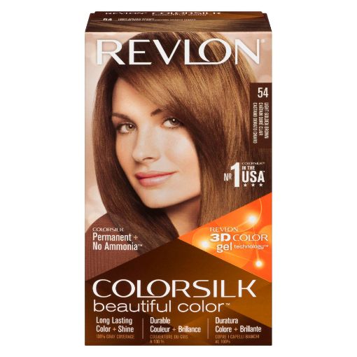 Picture of REVLON COLORSILK HAIR COLOUR - LIGHT GOLDEN BROWN 54                       