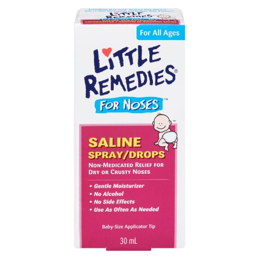 Picture of LITTLE REMEDIES NOSES SALINE SPRAY/DROPS 30ML                              