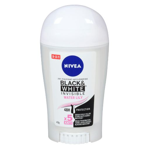 Picture of NIVEA INVISIBLE FOR BLACK and WHITE ANTIPERSPIRANT - SOLID 43GR