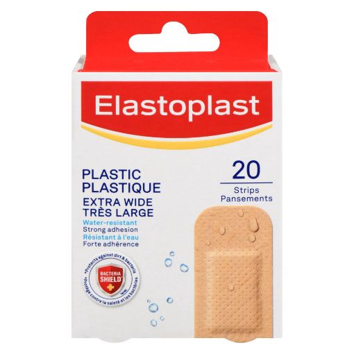 Picture of ELASTOPLAST BANDAGE - EXTRA WIDE - PLASTIC 20S                             