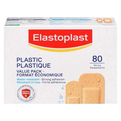 Picture of ELASTOPLAST BANDAGE - PLASTIC - FAMILY PACK ASSORTED 80S                   