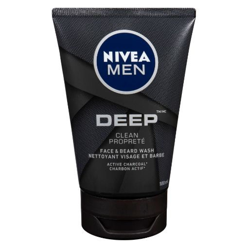 Picture of NIVEA FOR MEN MEN DEEP FACE/BEARD WASH 100ML                               