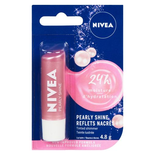 Picture of NIVEA PEARLY SHINE LIP CARE BALM 4.8GR                                     