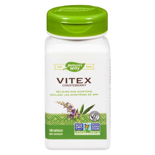 Picture of NATURE'S WAY VITEX CHASTEBERRY 400MG -RELIEVES PMS SYMPTOMS 100S