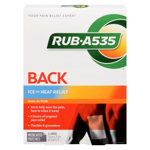 Picture of RUB A535 BACK ICE TO HEAT LARGE PATCH - DUAL ACTION 4S
