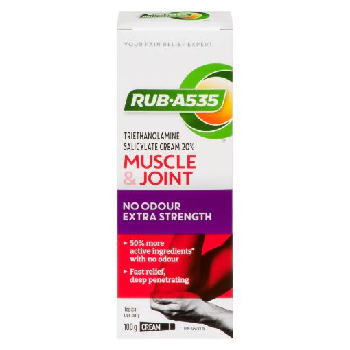 Picture of RUB A535 MUSCLE and JOINT ULTRA STRENGTH - NO ODOUR CREAM 100GR