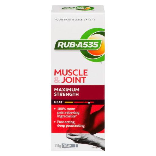 Picture of RUB A535 MUSCLE and JOINT MAXIMUM STRENGTH CREAM 100GR