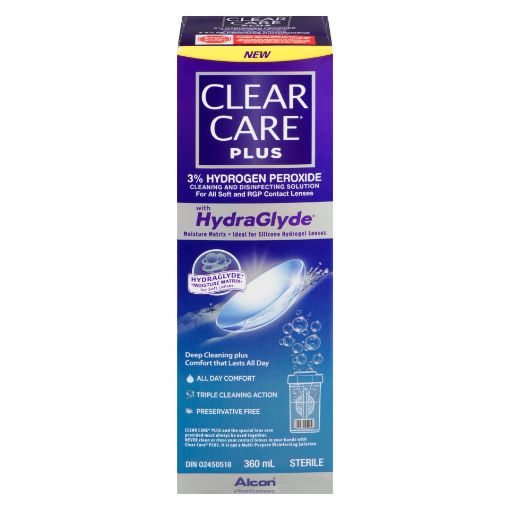 Picture of CLEAR CARE PLUS WITH HYDRAGLYDE 360ML                                      