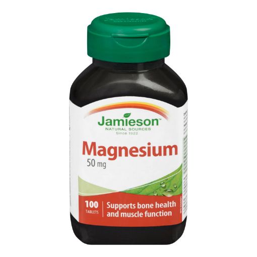 Picture of JAMIESON MAGNESIUM TABLET 50MG 100S