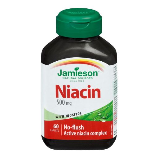 Picture of JAMIESON NIACIN-INOSITOL COMPLEX CAPLET 500MG 60S                          