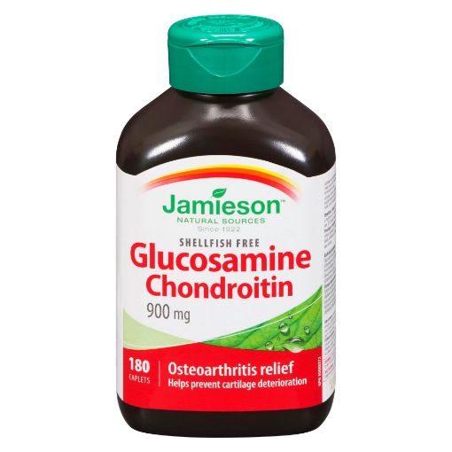 Picture of JAMIESON GLUCOSAMINE/CHONDROITIN SULFATE 900MG CAPLET 180S                 