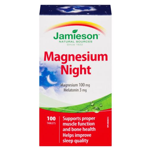 Picture of JAMIESON MAGNESIUM NIGHT 100MG 100S                                        