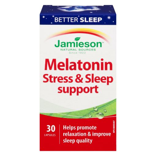 Picture of JAMIESON MELATONIN STRESS and SLEEP SUPPORT 30S
