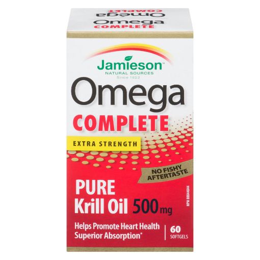 Picture of JAMIESON OMEGA COMPLETE KRILL GEL 500MG 60S                                