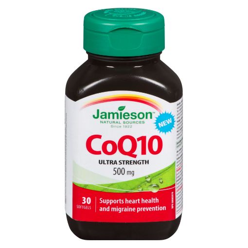 Picture of JAMIESON COQ 10 500MG CAPSULES 30S                                         