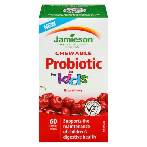 Picture of JAMIESON PROBIOTIC CHEWABLE KIDS TABLETS 60S                               