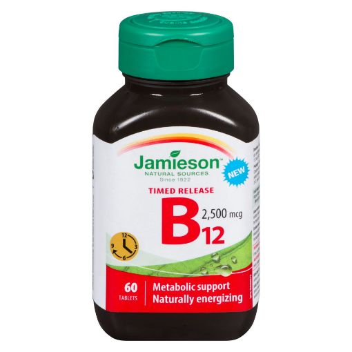 Picture of JAMIESON B12 2500MCG TABLETS 60S                                           