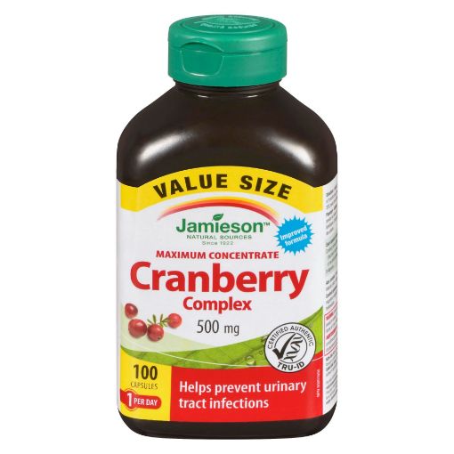 Picture of JAMIESON CRANBERRY COMPLEX VALUE SIZE 500MG 100S