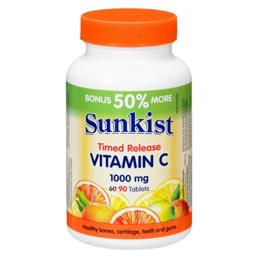Picture of SUNKIST VITAMIN C TIME RELEASE TABLET 60+30S                               