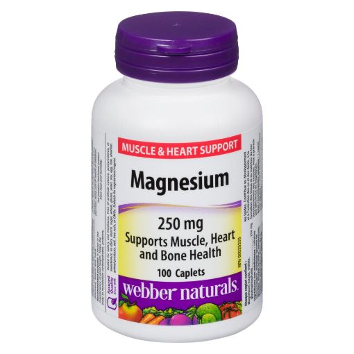 Picture of WEBBER NATURALS MAGNESIUM 250MG 100S                                       