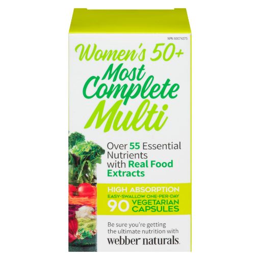 Picture of WEBBER NATURALS WOMENS 50+ MOST COMPLETE MULTI 90S