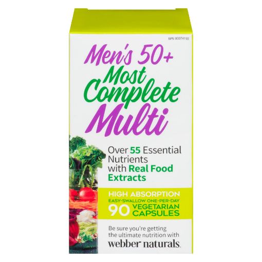 Picture of WEBBER NATURALS MENS 50+ MOST COMPLETE MULTI 90S