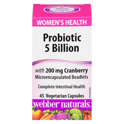 Picture of WEBBER NATURALS PROBIOTIC W/CRANBERRY - WOMENS CAPSULE 45S