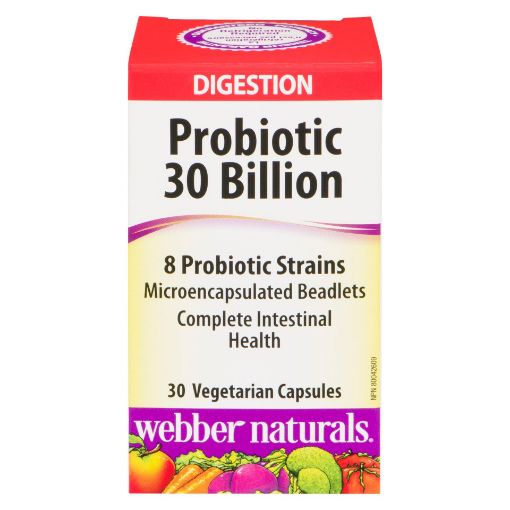 Picture of WEBBER NATURALS PROBIOTIC 30 BILLION ACTIVE CELLS 30S