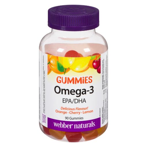 Picture of WEBBER NATURALS OMEGA 3 50MG EPA/DHA GUMMIES 90S