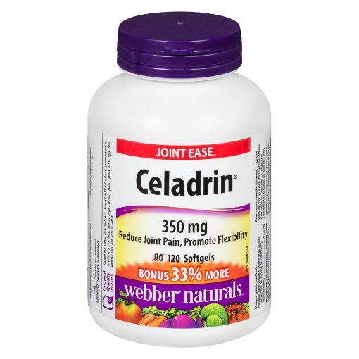 Picture of WEBBER NATURALS CELADRIN SOFTGEL CAPSULE 350MG 90+30S                      