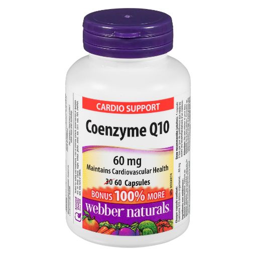 Picture of WEBBER NATURALS COQ10 60MG 30+30S                                          