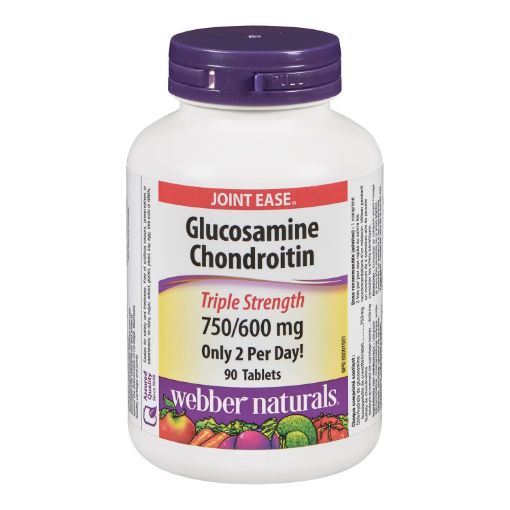 Picture of WEBBER NATURALS GLUCOSAMINE/CHONDROITIN TABLET 1350MG 90S                  